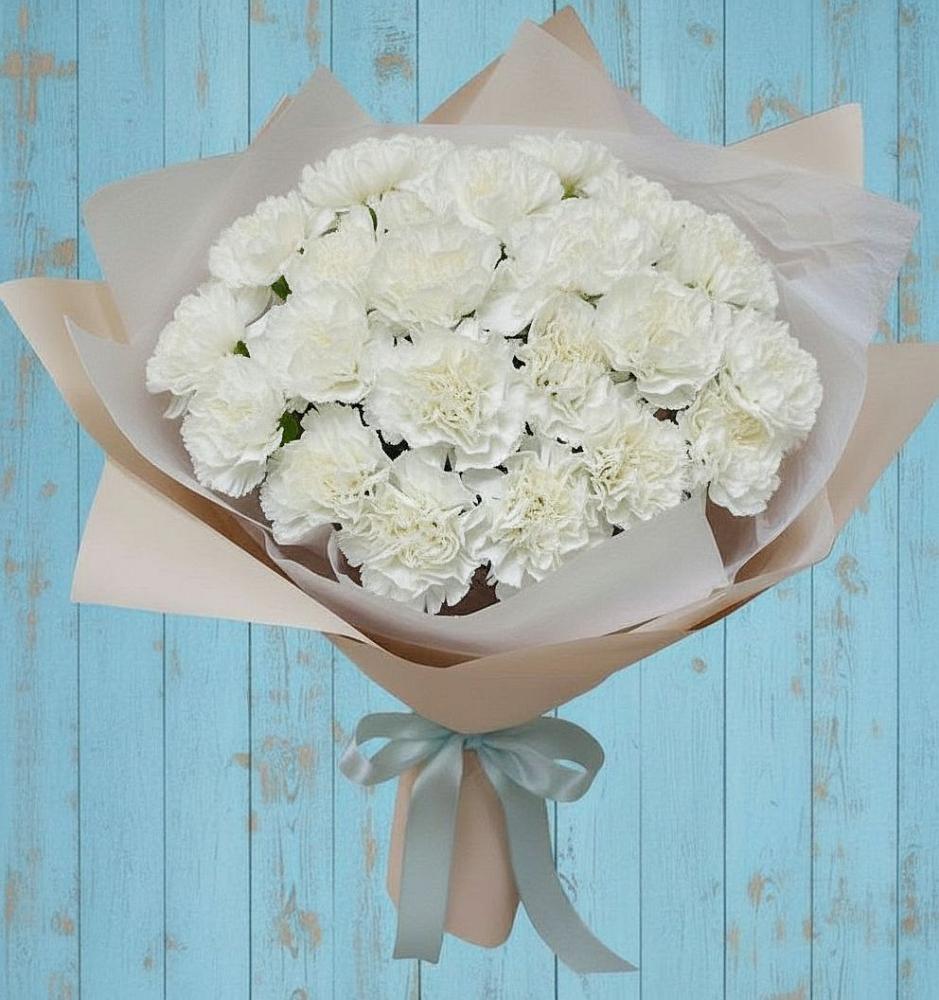 Букет цветов из: Гвоздики в Гончарку