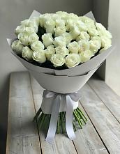 Букет 35 Белых роз #REPLACE_PRED# Гончарку