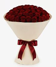 Букет 101 Бордовая роза Блэк Бакарра в Гончарку