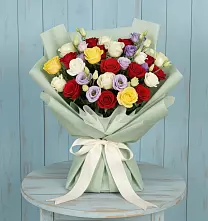 Букет цветов из:  Розы в Гончарку