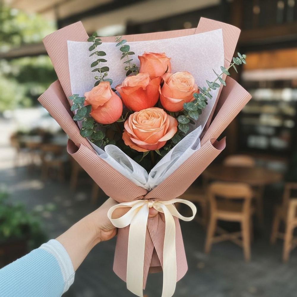 Букет цветов из: Розы в Гончарку