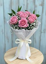 Букет цветов из:  Розы в Гончарку