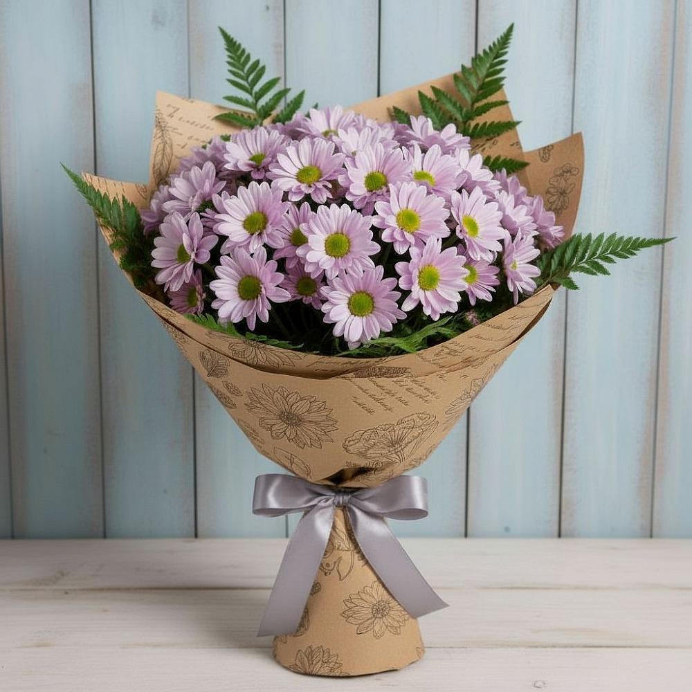 Букет цветов из: Хризантемы в Гончарку