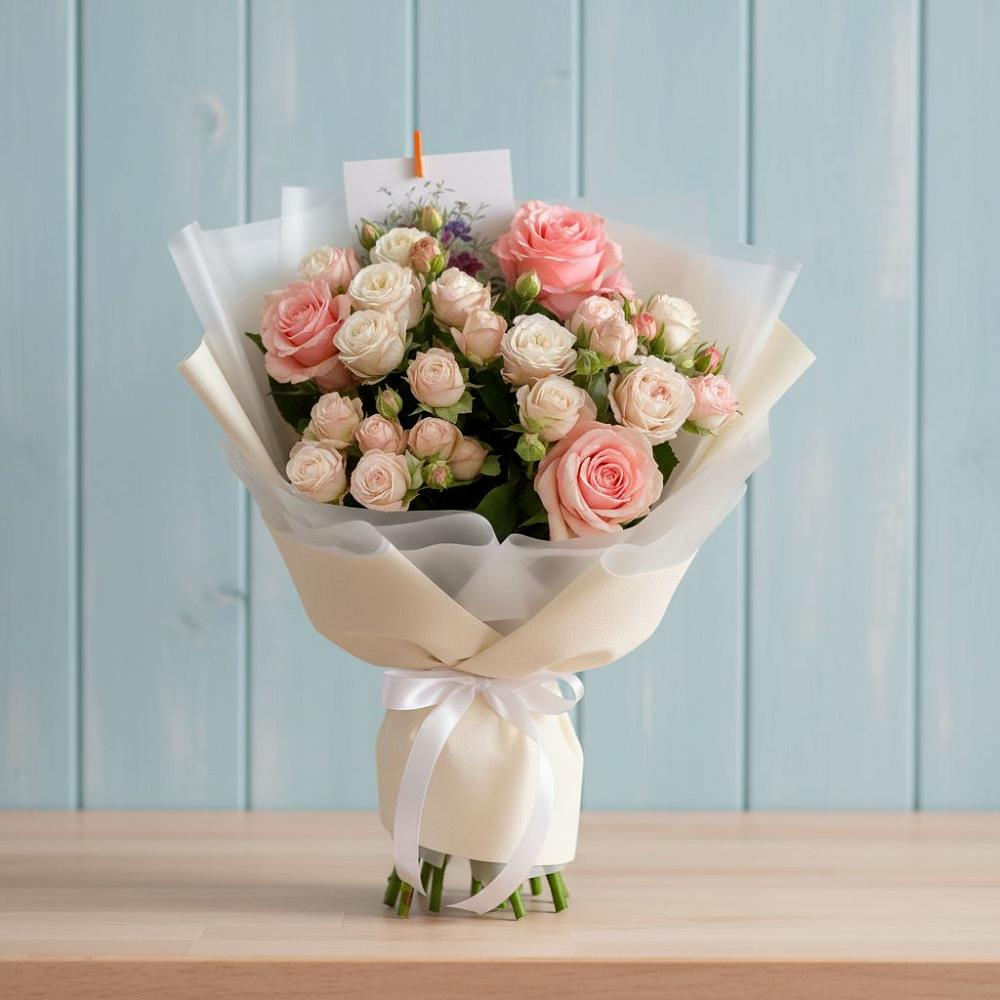 Букет цветов из: Розы в Гончарку