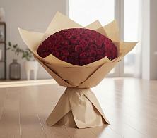 Букет 101 Красная роза в Гончарку