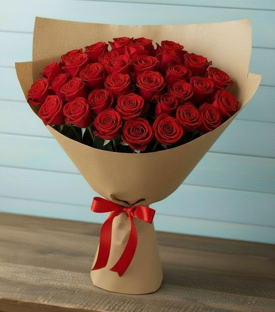 Букет Красные розы Милано в Гончарку