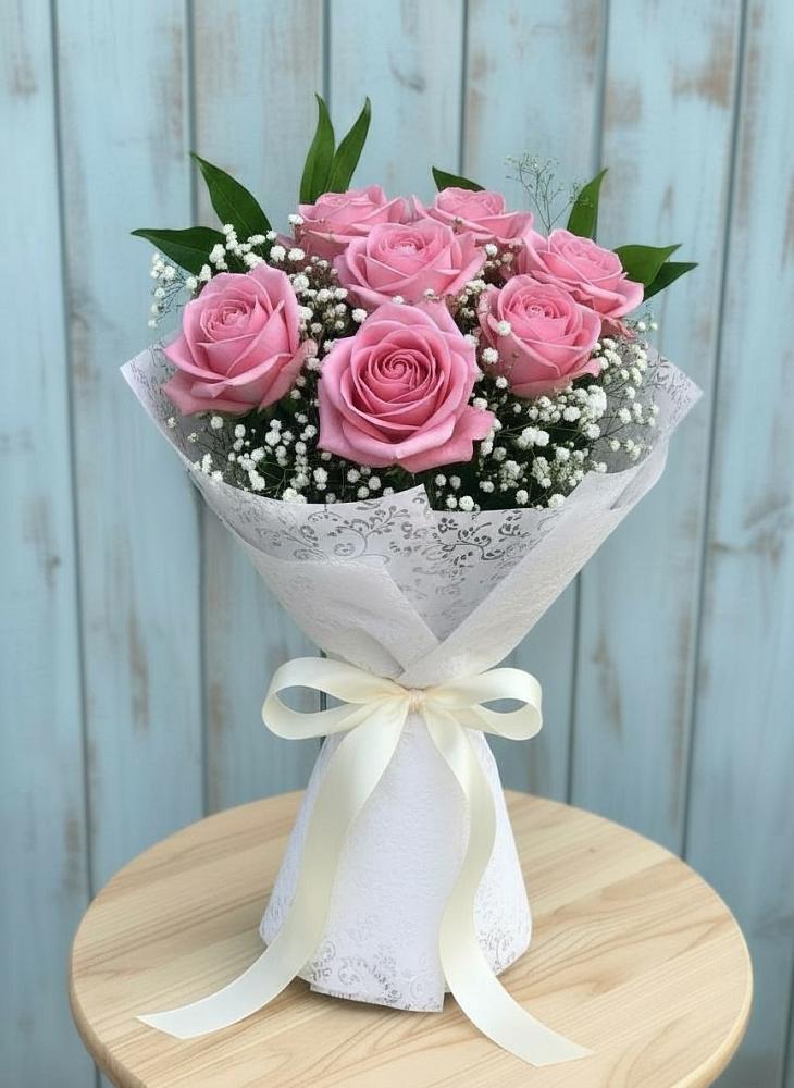 Букет цветов из: Розы в Гончарку