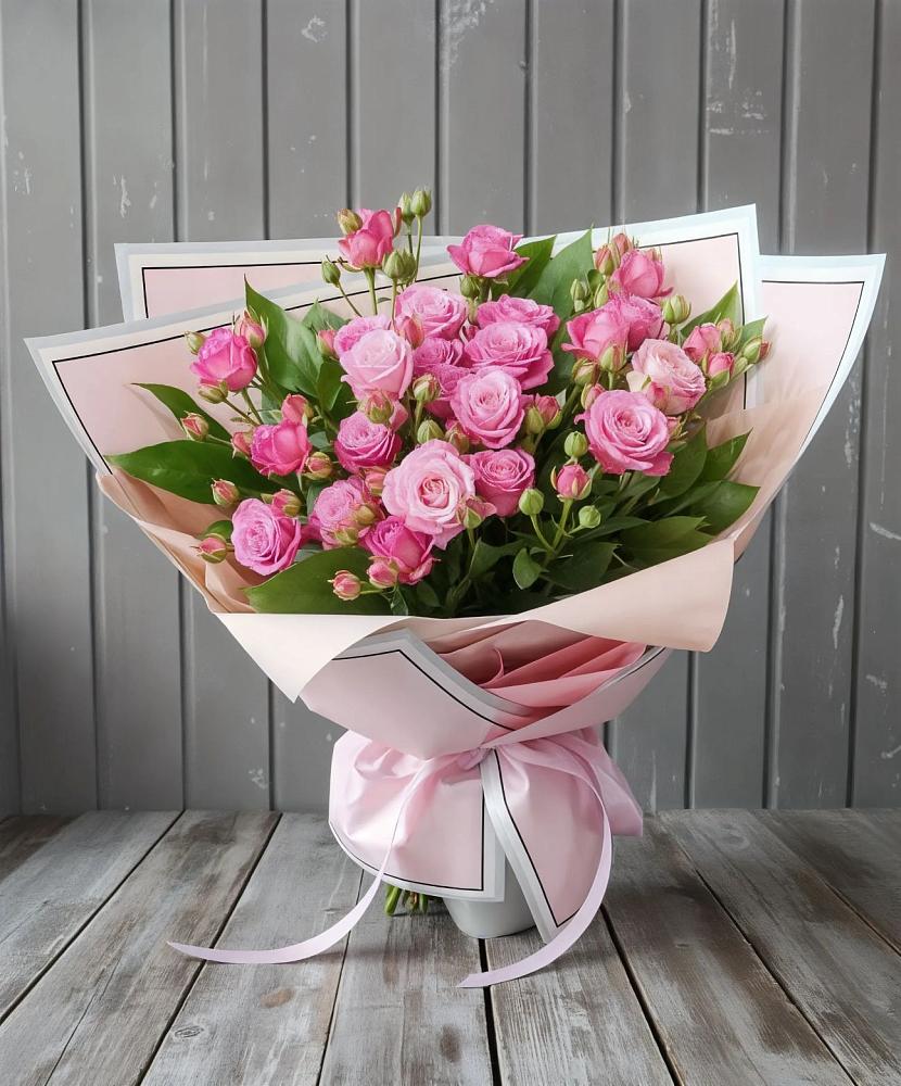 Букет Розовый кустик в Гончарку