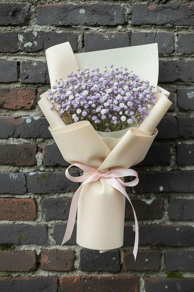 Букет цветов из: Гипсофила в Гончарку