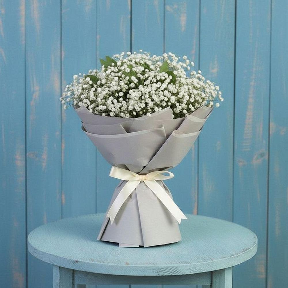 Букет цветов из: Гипсофила в Гончарку