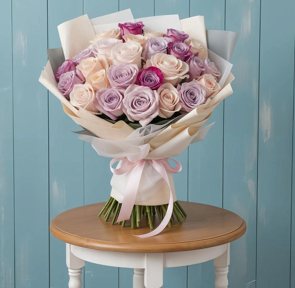 Букет цветов из: Розы в Гончарку