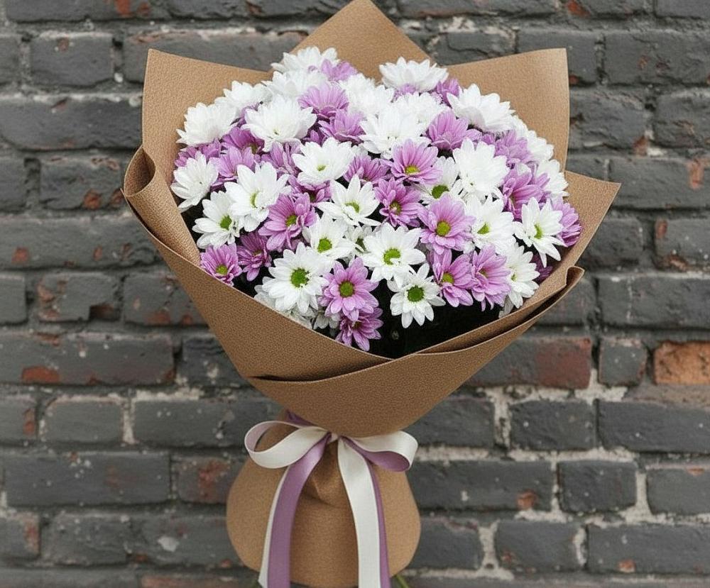 Букет цветов из: Хризантемы в Гончарку
