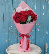 Букет цветов из:  Розы в Гончарку