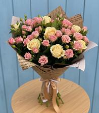 Букет цветов из:  Розы в Гончарку