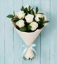 Букет цветов из:  Розы в Гончарку