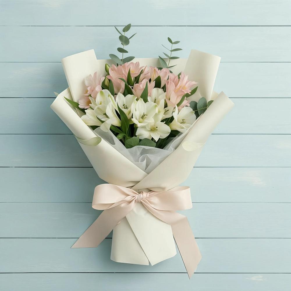 Букет цветов из: Альстромерии в Гончарку