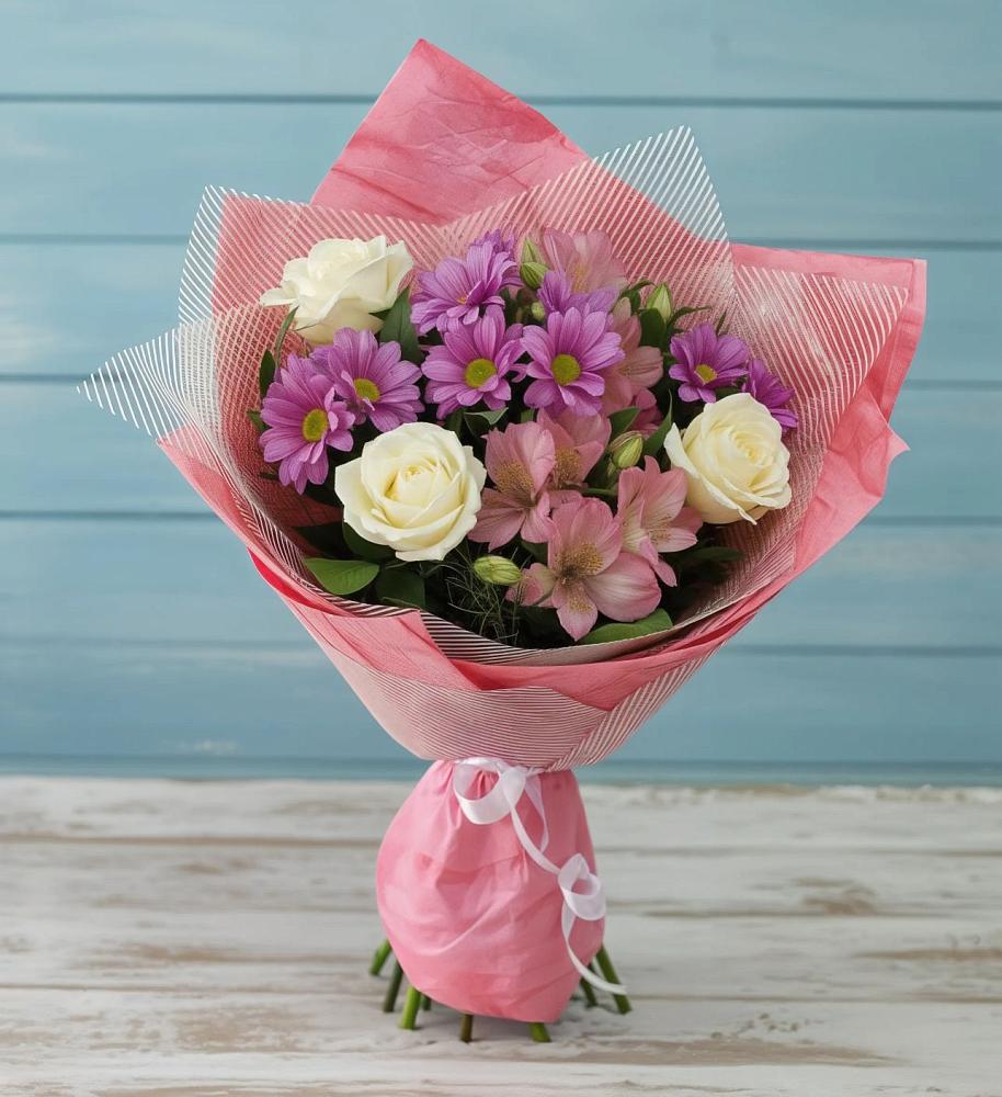 Букет цветов из: Герберы в Гончарку