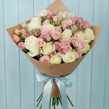 Букет цветов из:  Розы в Гончарку
